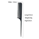 4x Mixed Barber Salon Hair Cutting Highlighting Sectioning Rat Tail Comb
