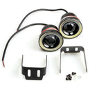 2x 2.5'' 15W Car White COB LED Projector Angel Eyes Blue Ring DRL Fog Light L Hn