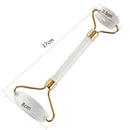 Natural Jade Roller Facial Massager Roller, SPA Guasha Head Neck Body Facia H5P8