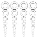 360pcs/box 8 Sizes Stainless Steel Flat Machine Washer Gaskets Assortment