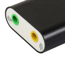 USB to Audio Adapter External USB to 2 x 3.5mm Stereo Jack Audio Splitter