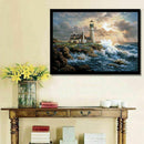 5D DIY Diamond Painting By Number Kits,lighthouse(14X18inch/35X45CM)