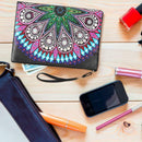 DIY Mandala Special Shaped Diamond Painting Wristlet Wallet Zipper Clutch