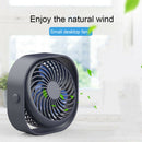 USB Mini Desk Fan 3 Speed Rechargeable Quiet Home Office Portable Table Fan