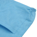 Protective Suit Dustproof Anti-Static Clothes Workwear Jacket Lapel XL Blue