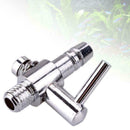 5pcs Thread Stainless Steel Aquarium Air Flow Distributor Lever Control Val Favo