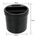 Car Universal Water Cup Slot Storage Box Change Coin Card Reader