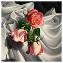 DIY 5D Diamond Painting Embroidery 3 Pink Rose Cross Stitch Tool Set Tool D P6R9