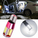 2Pcs T10 57SMD Strobe Blink 3014 LED Canbus Error Free Parking Light Wedge T 3C