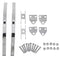 1/10 RC Rock Crawler Suspension Leaf Spring Bar Set for RC4WD F350 TF1 TF2 D90