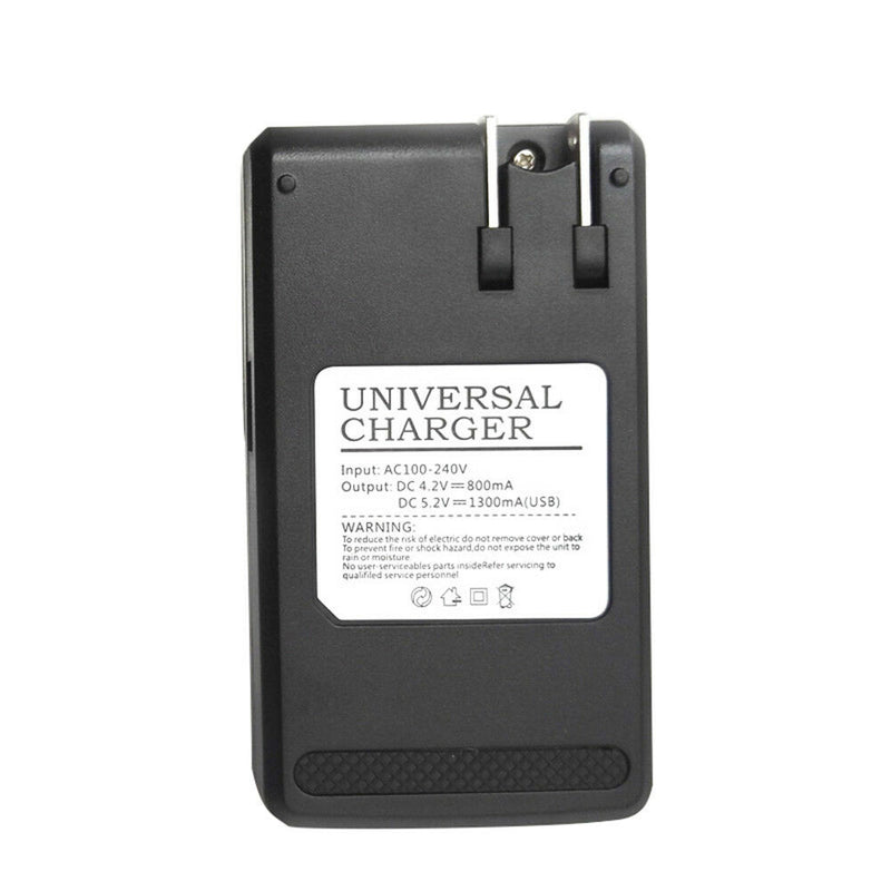 New Mobile Phone Battery Charger LCD Indicator For Cell Phones USB-Port Plug US