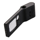 6 in 1 LED Pocket Magnifier 3X 10X magnifier 55X Microscope and UV Light A
