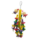 Colorful Parrot Macaw Cage Chew Hanging Toys Pet Bird Conure Swing Scratcher