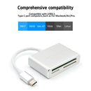 3 in1 USB 3.1 Type C USB-C to SD/CF TF Card Reader Adapter For Macbook Notebook