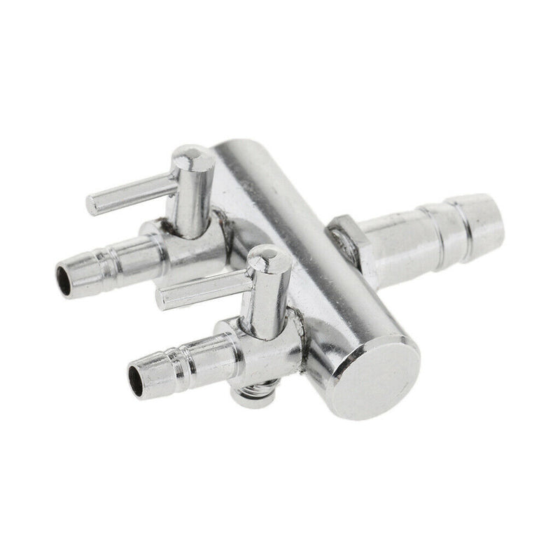 2 Ways Air  Splitter Lever Control Valve For Fish Tank Aquarium 3 Pack