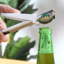 Stainless Steel Adjustable Hand Manual Non-slip Can Easy Bottle Opener Kits C3J5