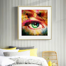 Eye Colorful World DIY Full Round Diamond Painting Rhinestone Art Handwork