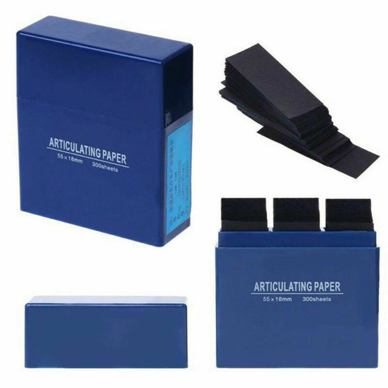 300 Sheets Strip Health Teeth Care Oral Dentist Articulating Paper Dental Bausch