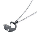 1 Pair Stainless Steel Yin Yang Cat Puzzle Piece