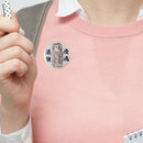 Cartoon Round Tinplate Badge Brooches Graffiti Lapel Clothes Shirt Pins  A