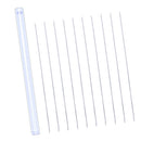 10 Pieces Straight Beading Needle With Needle Tube For DIY Crafts Jewelry Making