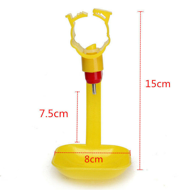 20 Pcs Automatic Poultry Watering Cups Waterers Water Drinker Feeder for Chicken