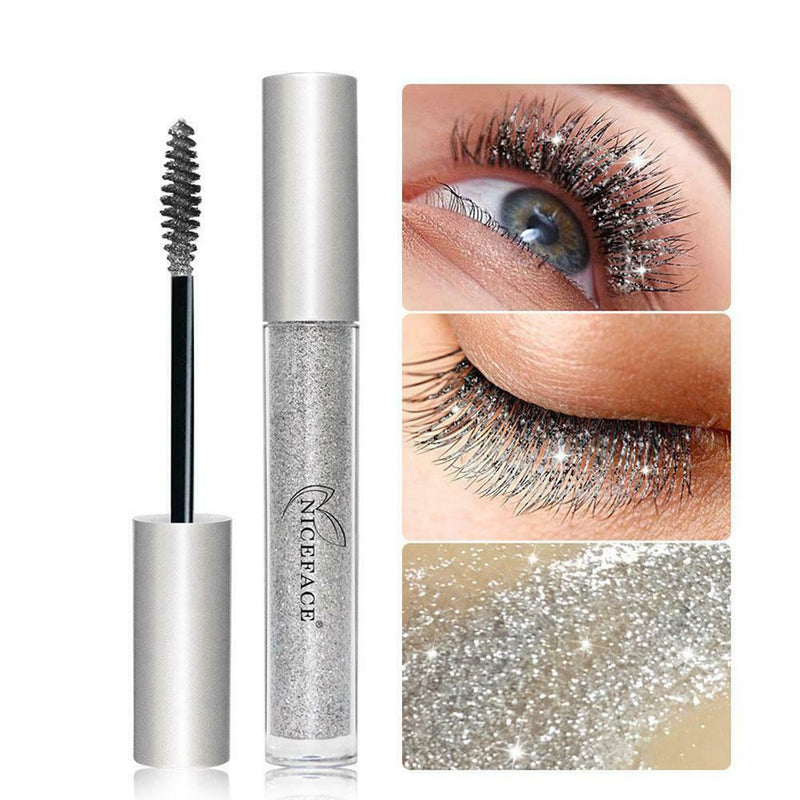 Diamond Shiny Mascara 4D Silk Fiber Mascara Tear Drop Makeup Mascara Shine