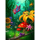 5D DIY Full Drill Diamond Painting Cartoon Flower Cross Stitch Embroidery