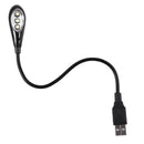 Black Shell Flexible Gooseneck White 3 LED ULight Lamp R4Y7