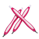 2in1 Nail Tips Buffer File Cuticle Trimmer Cuticle Pusher Remover Nail Tool- LJ