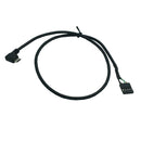 5 Pin Motherboard Header to Micro-USB Extender Cables, Female Port to Male Plug