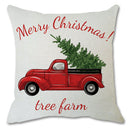 Christmas Pillow Case Washable Soft Pillowslip Home Ornament Xmas Decor (D)