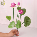 Artificial Flowers Silk Flower Foral Decor Flower Table Arrangement Purple