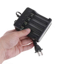 3.7V 18650 charger li-ion battery 4.2v four slot Lithium batteries charger -Q