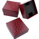 Red PU Noble Durable Present Gift Box Case For Bracelet Jewelry Watch ME