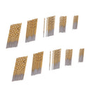 100 Pcs HSS 1.0mm-3.0mm Titanium Coated Drill Bit Set for Metal Wood Plastic