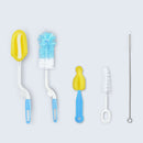 5Pcs Baby Feeding Bottle Brush Sponge Cleaner Straw Nipple Cleaning Washing Tool