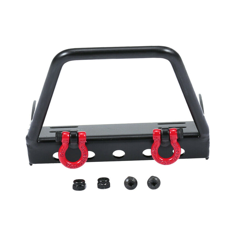 1:10 Metal Front Bumpers with 2x Towing Shackles for Axial SCX10 RC Crawler
