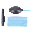 3in1 Lens Cleaner Set DSLR VCR Camera Pen Brush Dust Blower Cleaning Cloth Kit%a
