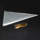50Pcs  Cello Cellophane Triangle plastic opp Bag of Sweets