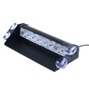 8 LED Blue Emergency Police Car Truck Dashboard Warning Flash Strobe L Gw