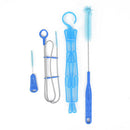 Hydration Water Bladder Bag Cleaning Tube Hose Sucker Brushes Drying Rack Set 3C