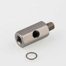 Oil Pressure Sensor 1/8'' Bspt Tee to NPT Adapter Turbo Supply Feed Line Gauge