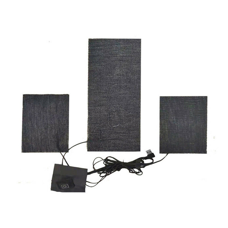 Winter Waterproof Electric Heating Pad Outdoor USB Powered Vest Jacket 3 In 1