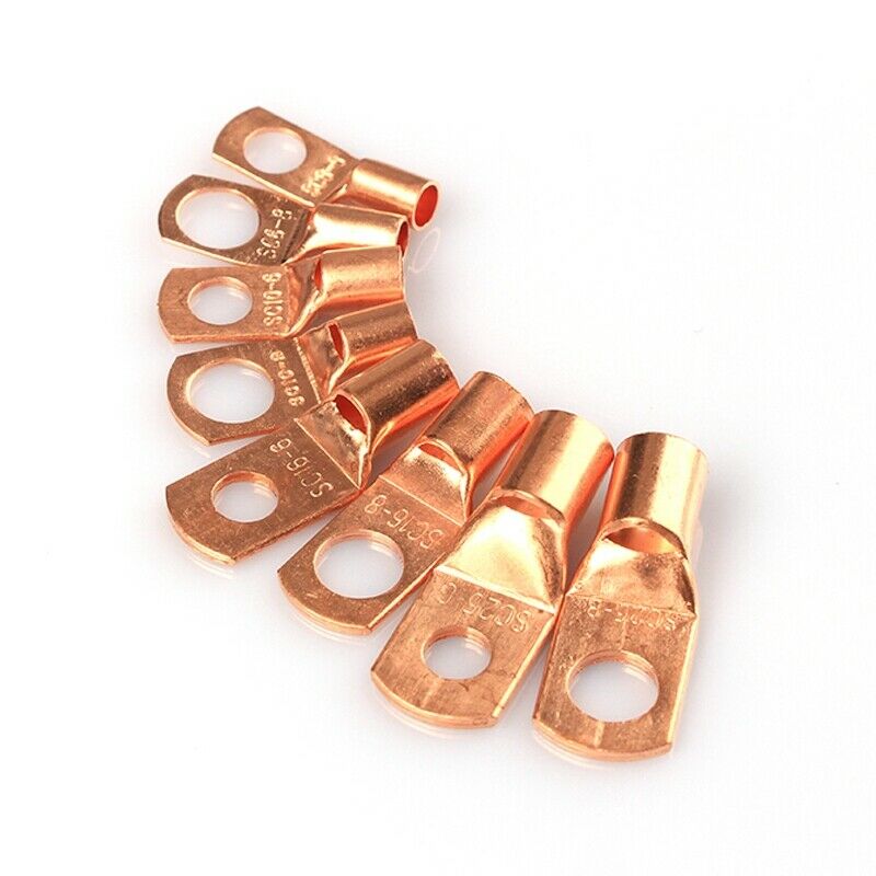 260 PCS Ring Lug Terminal Mixed Shrink Tubing Sets,120PCS Terminals + 140PC D2N4