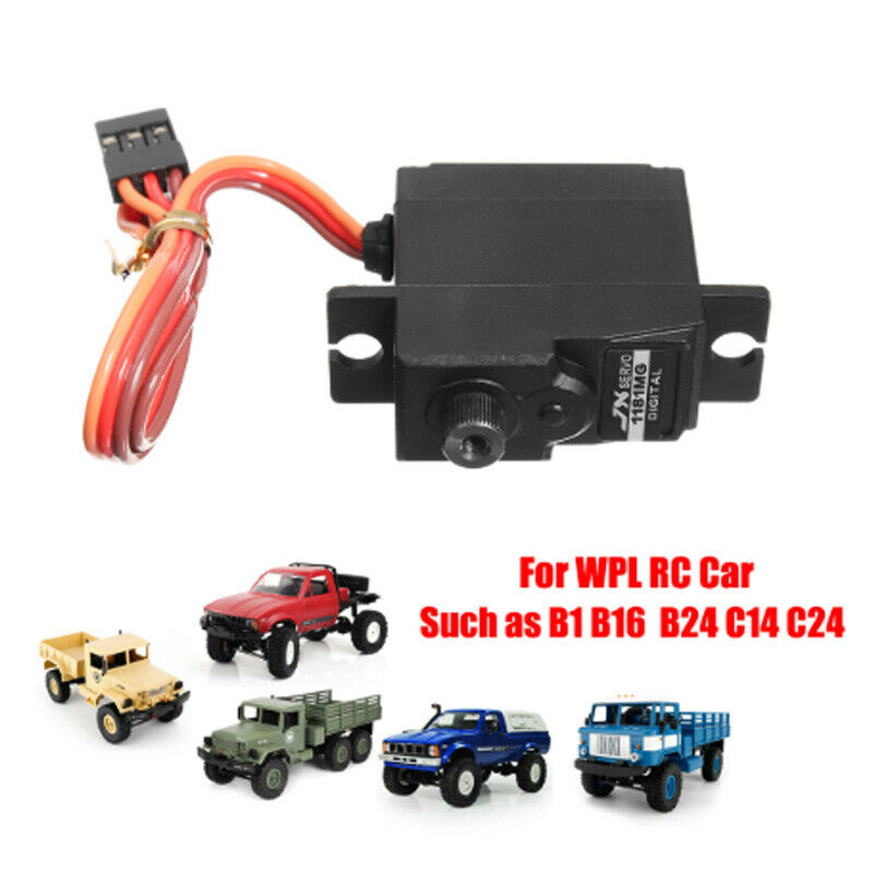 Upgrade Digital Servo Metal Steering Gear Pdi-1181Mg 17G 3.5Kg for Wpl Rc C T8D9