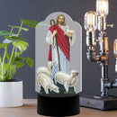 DIY Diamond Painting LED Light Jesus Special Shaped Drill Embroidery Lamp