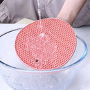 1PC Round Heat Resistant Silicone Coasters Non-slip Pot Holder Table Placemat BX