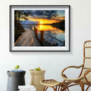 5D DIY Full Drill Diamond Painting Scenery Cross Stitch Mosaic Craft Kits