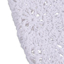 Cotton Yarn Hand Crochet Lace Doily Placemat Round Table Cup Mat